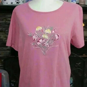 "Bonnie Evans" Women's Pink‎ Tee